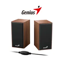 GENIUS - PARLANTE SP-HF180 6W CON CABLE POWER MADERA