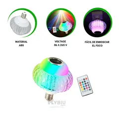 GENERICO - Luz con Voltaje de 86 a 265 de Multicolor Y+Gift MiniAgenda