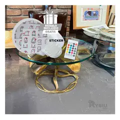 GENERICO - Bombilla LED Bluetooth RGB 12W Y+Post-it Adhesivos