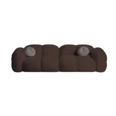 BH BARAKA HOME PREMIUM - Sofá Premium Nube 4 Cuerpos - Chocolate