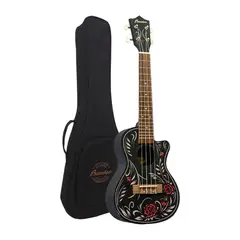 BAMBOO - UKELELE CONCIERTO BLACK EDITION - FLOWER & ROLL