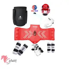 NO LOGO - KIT DE PROTECCION DE TAEKWONDO TALLA 3 IMPORTADO