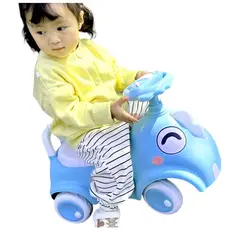 GENERICO - Carrito Dino Turquesa con luces y sonido Buggy correpasillos
