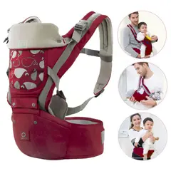 GENERICO - Canguro para Bebé Ergonómico Ballena 3 en 1 Vino