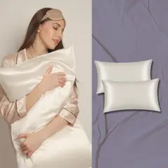 SENSA SILK - Funda de almohada de seda pack de dos