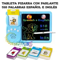 OEM - Tableta Didáctico Parlante 510 palabras Español Inglés celst