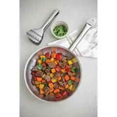 TRAMONTINA - Sartén Professional Raso de Acero Inoxidable 20cm 62635200