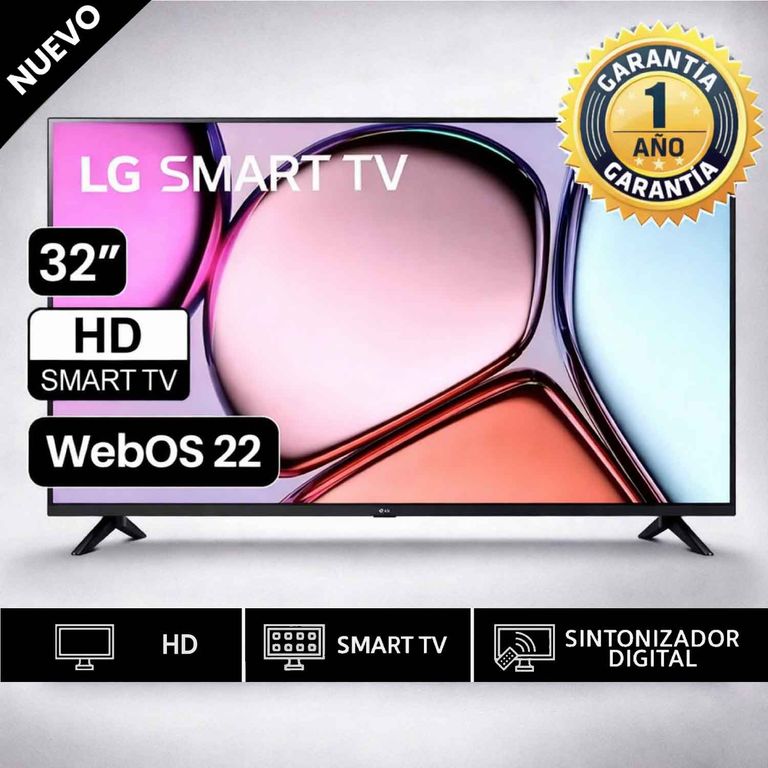 Televisor 32 Pulg. LED Smart TV HD con Thinq AI 32LQ600BPSA