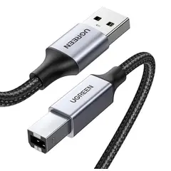 UGREEN - Cable Premium 200cm Usb 2.0 Tipo(b) Impresoras DJ Nylon
