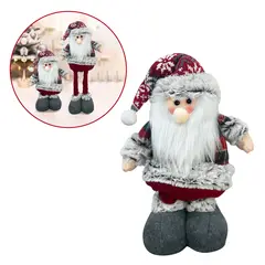 BUYPAL - Patilargo Papa Noel Rojo Decoración Navideña