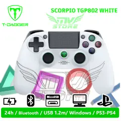 T-DAGGER - Mando para Play 4 Joystick Inalambrico Dual Shock PS4 Scorpio TGP802