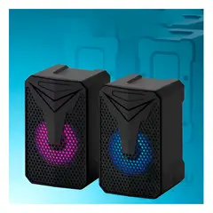 GENERICO - Parlante con MicrofonoE-005 de Color Negro