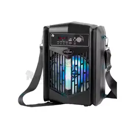 GENERICO - Bocina Dinamica Portatil en Color Negro Y+Post-it Adhesivos