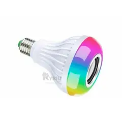 GENERICO - Bombilla Compacta con Bluetooth y Sonidos Y+Regalo Stickers