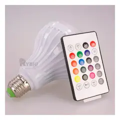 GENERICO - Foco Moderno Musical con Bluetooth y Luces Coloridas LED