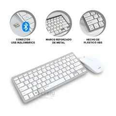 GENERICO - Pack Moderno para Gamers Blanco Y+Regalo Ligas para Peinar