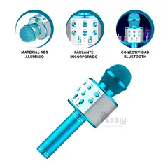 GENERICO - Micro Duradero con Bluetooth en Tono Azul Y+Gift Stickers