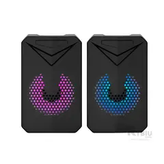 GENERICO - Altavoz Practico Estandar en E-005 Negro Y+Gift MiniAgenda