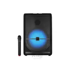 GENERICO - Bocina para Fiestas Color Negro Y+Banderitas Adhesivas