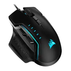 CORSAIR - Mouse Gamer Glaive RGB PRO 18000 DPI Cable Usb Negro