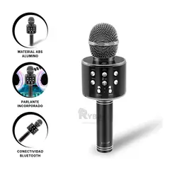 GENERICO - Micro Duradero con Bluetooth en Tono Negro Y+Gift Stickers