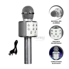 GENERICO - Mic Comodo de Usar en Color Plomo Y+Ligas de Regalo