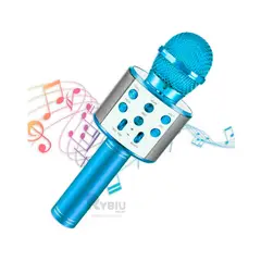 GENERICO - Micro Compacto con Bluetooth en Azul Y+Regalo Stickers