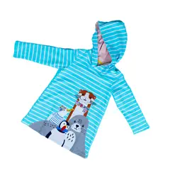MODA BY ATHENA - Polivestido para niña celeste con bordado