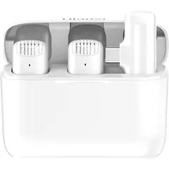 ULANZI - Microfono Profesional Inalámbrico Dual tipo C J12 Blanco