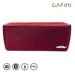 CAFINI - Parlante Portátil Bluetooth USB Radio FI-S5479FM - ROJO