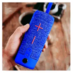 GENERICO - Parlante con Diseño Estetico en Azul Y+Regalo Stickers