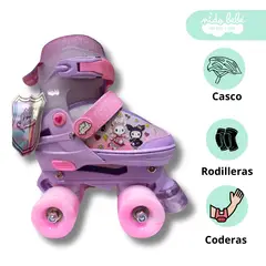 GENERICO - PATIN 4 RUEDAS PARA NIÑA GATITO TALLA S