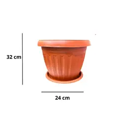 GENERICO - MACETERO TERRACOTA 32X24CM