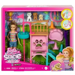 BARBIE - Stacie Entrenadora de Cachorros con 20 Accesorios