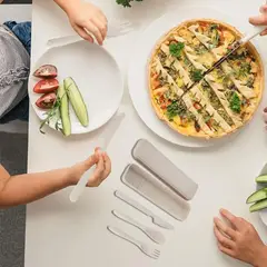 GENERICO - Set de cubiertos ecológicos portátil