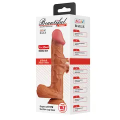BAILE - Dildo Realista Pellizcable Bergrisi Super Suave 26 cm Ø 5.5 cm Ventosa