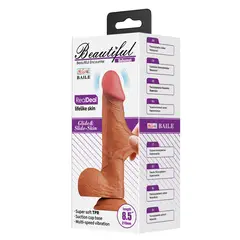 BAILE - Dildo Realista Texturizado con Vibración Bahamut 22cm Ø 4,6 cm