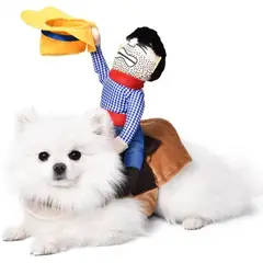 GENERICO - Disfraz para Mascota de Vaquero - Mediano