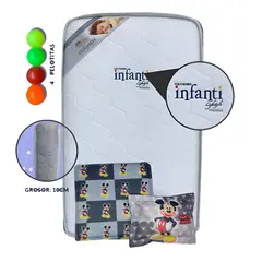 GENERICO - Colchón de Bebe para Cunas Pack and Play Plomo