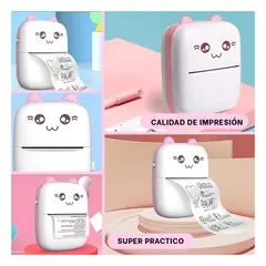 GENERICO - Impresora Inalambrica en Rosado Y+Envoltorio de Regalo