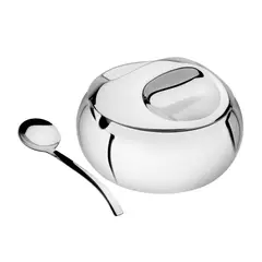 TRAMONTINA - Azucarero 500 gr Service de acero inox 2 piezas 64400510