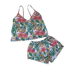 GENERICO - Pijama Conjunto Mujer BVD y Short Dos Piezas