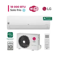 LG - DUALCOOL Aire Acondicionado Inverter 18000 BTU Función solo frío