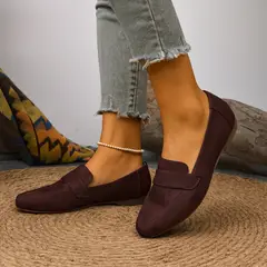 GENERICO - Balerinas Mujer Misshus Ada marrón