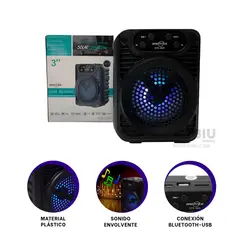 GENERICO - Altavoz Versatil de 3 Pulgadas Y+Regalo Ligas para Peinar