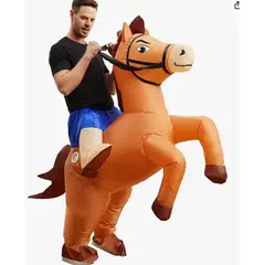 GENERICO - Disfraz Inflable de Vaquero