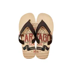 CARTAGO - SANDALIA CABALLERO DARIO BEIGE C MARRON