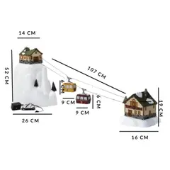 GENERICO - Villa navideña Teleferico para conectar espacios diverso en la villa