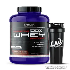 ULTIMATE NUTRITION - Prostar 100% Whey 5 Lb Proteina - Chocolate Crema + shaker