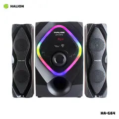 HALION - PARLANTES LIBERTY 2.1 LUZ LED - HA-G64